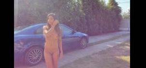 lizababyxxx – nude cam show next to a car – 08_04_2018