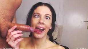 monaher – huge cum on face